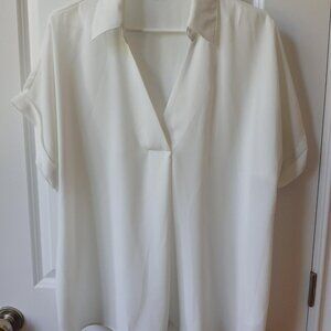 Cabi oversize blouse Cream - off white blouse